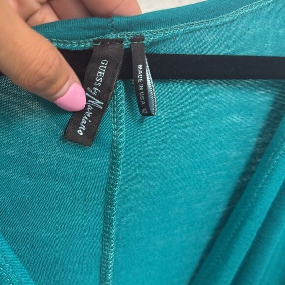 Guess by Marciano Turquoise Shorts Romper - Low Cut - Like New - Size XS - Picture 2 of 4